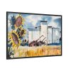 88289-470.jpg Grain Elevator, Kansas by Robert Johnson Framed Canvas