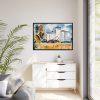 88289-473.jpg Grain Elevator, Kansas by Robert Johnson Framed Canvas