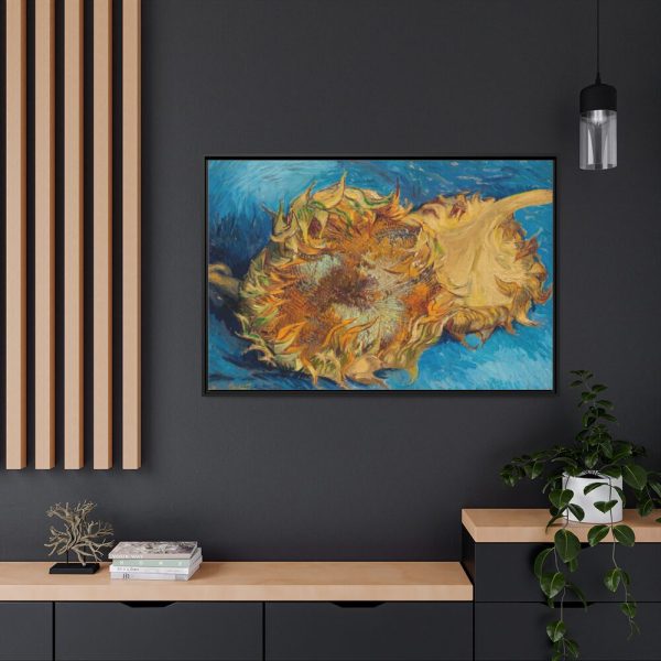 88289-479.jpg Sunflowers by Vincent Van Gogh Framed Canvas