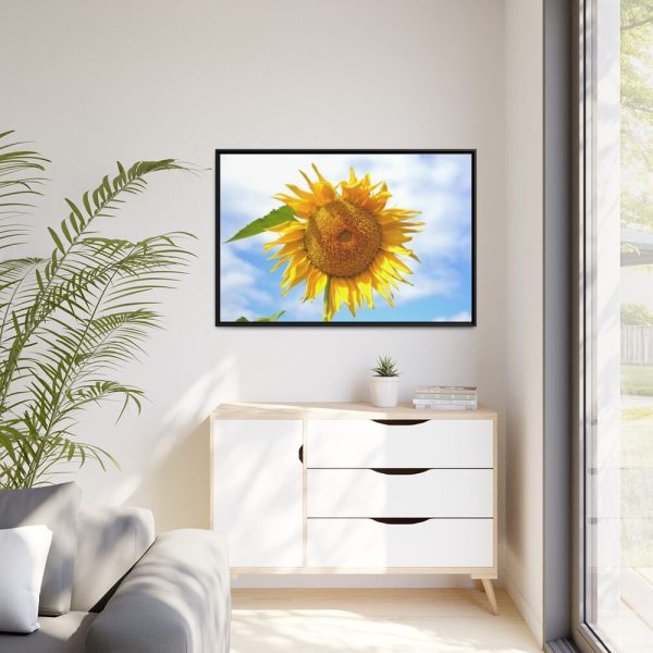 88289-483.jpg Farming Yellow Flowers Framed Canvas