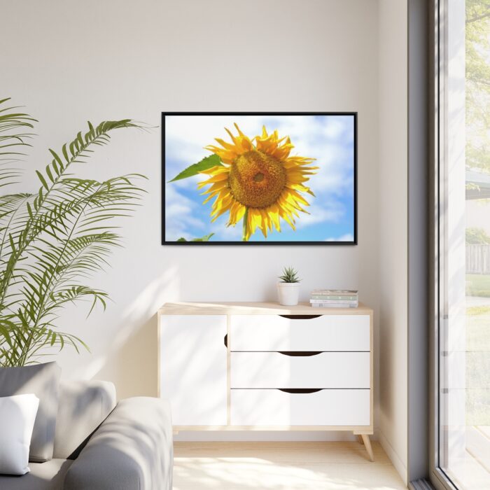 Farming Yellow Flowers  Framed Canvas - Image 4