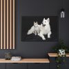 88289-49.jpg White Swiss Shepherds Framed Canvas