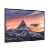 Snowcapped Mountain Peak on a Cloudy Sunrise in Matterhorn Framed Canvas