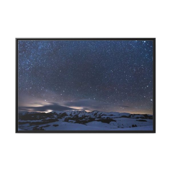 88289-506.jpg Stars Sprinkled Mountains Framed Canvas