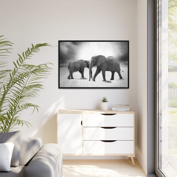 88289-518.jpg Elephant Ivory Animals Africa framed Canvas