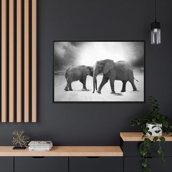88289-519.jpg Elephant Ivory Animals Africa framed Canvas