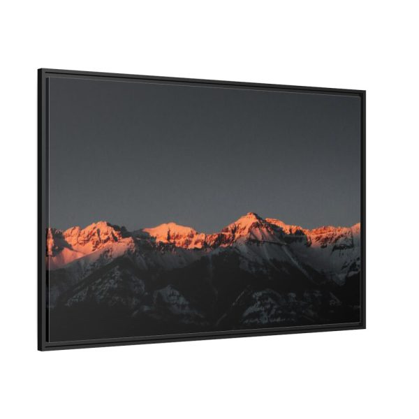 Mount Emma View From Telluride Framed Canvas