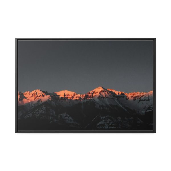 Mount Emma View From Telluride Framed Canvas