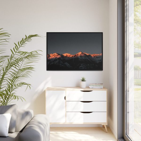 Mount Emma View From Telluride Framed Canvas