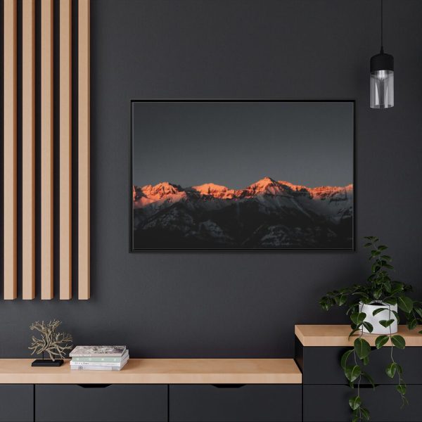 Mount Emma View From Telluride Framed Canvas