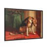 Suspense by Edwin Landseer Framed Canvas