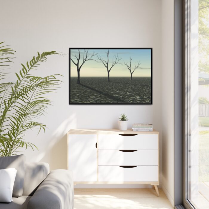Abstract Concept Art Dead Framed Canvas - Image 4