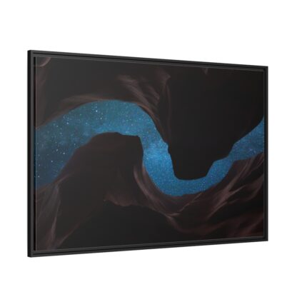Beautiful Canyon and Sky Framed Canvas