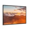 88289-615.jpg Clouds Envelope a Mountain Range During Sunset Framed Canvas