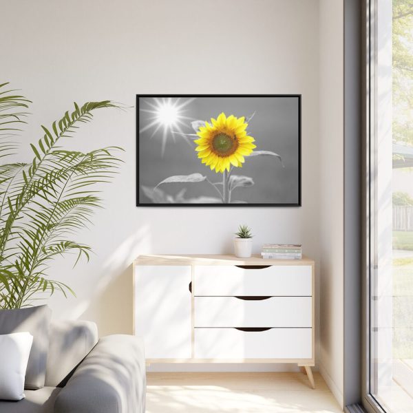 88289-638.jpg Beauty Sunflower Framed Canvas