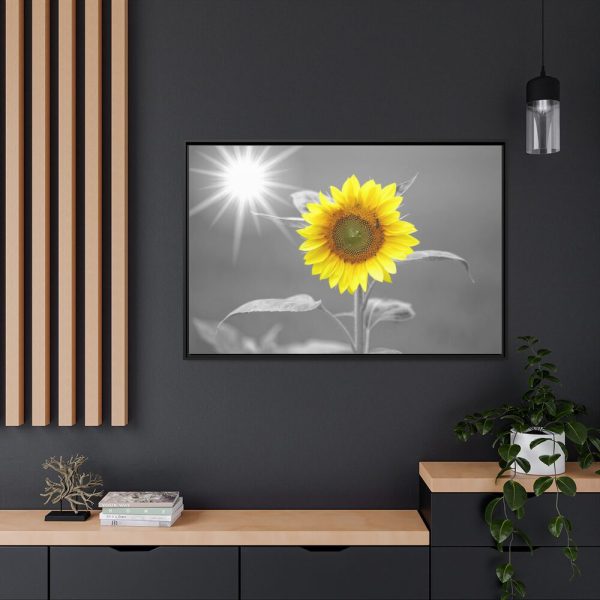 88289-639.jpg Beauty Sunflower Framed Canvas