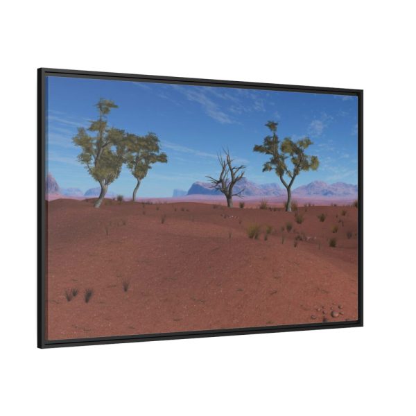 Desert in Africa Framed Canvas