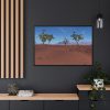 Desert in Africa Framed Canvas