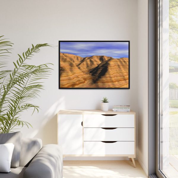 88289-658.jpg Mountains, Sand and Dune Framed Canvas