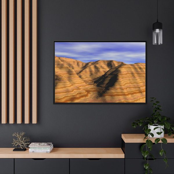 88289-659.jpg Mountains, Sand and Dune Framed Canvas
