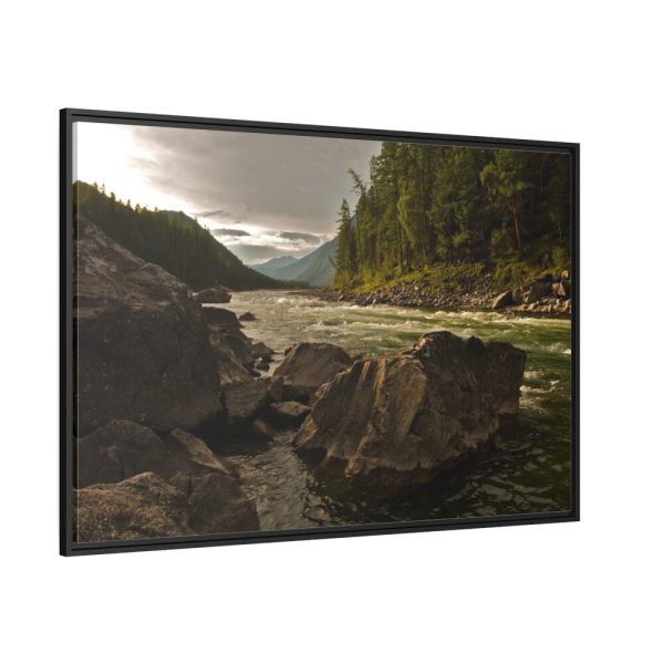 88289-680.jpg Creek River in the Forest Framed Canvas