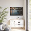 88289-693.jpg Sunset Among the Mountains Framed Canvas