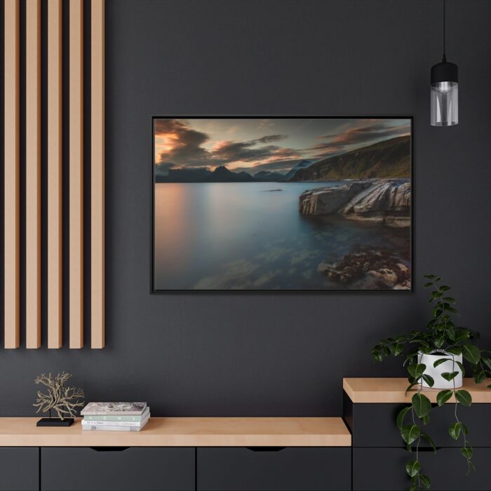 Sunset Among the Mountains Framed Canvas - Image 5