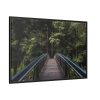 88289-705.jpg Bridge in the Forest Framed Canvas