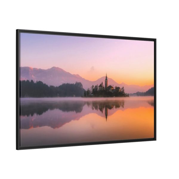 88289-710.jpg Bled in Slovenia, Church on the Island Framed Canvas