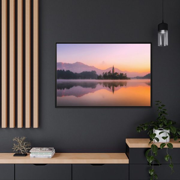 88289-714.jpg Bled in Slovenia, Church on the Island Framed Canvas