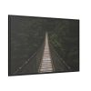 88289-735.jpg Bridge Leading to a Dense Forest Framed Canvas