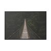 88289-736.jpg Bridge Leading to a Dense Forest Framed Canvas