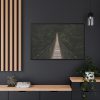 88289-739.jpg Bridge Leading to a Dense Forest Framed Canvas