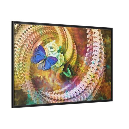 Abstract Artwork Art Digital Framed Canvas
