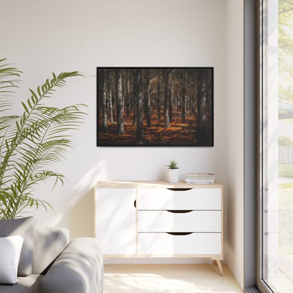 88289-753.jpg Dark Overgrown Forest Framed Canvas
