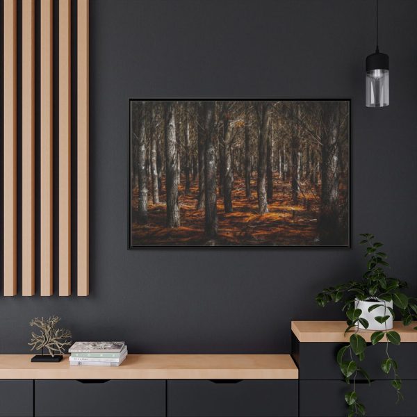 88289-754.jpg Dark Overgrown Forest Framed Canvas