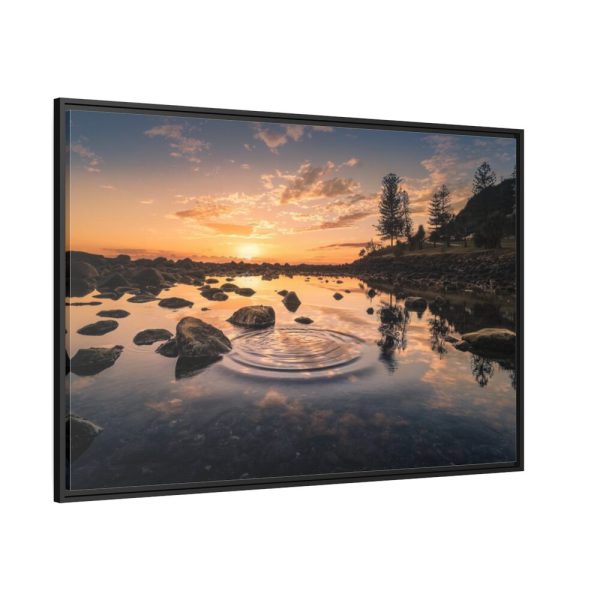 88289-770.jpg Water Reflection in the Forest Framed Canvas
