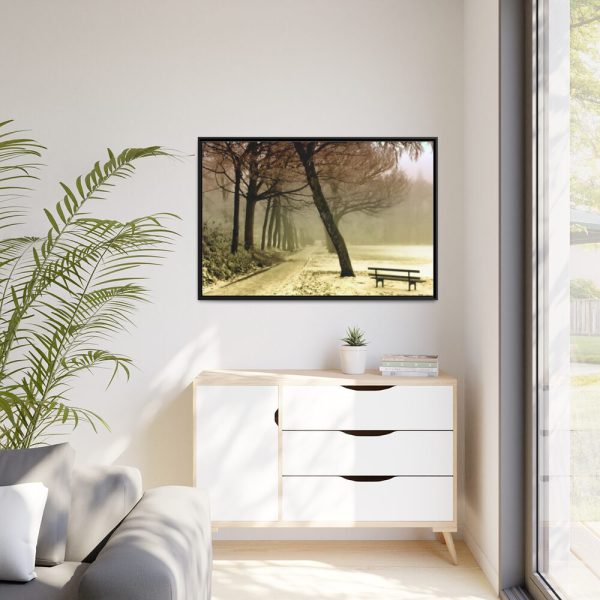 88289-778.jpg Cold Frost Season in Nature Framed Canvas