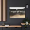 Trees and Forest in the Fog Framed Canvas