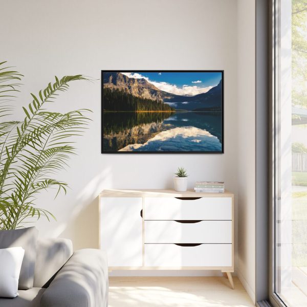 Beautiful Forest in Canada Framed Canvas