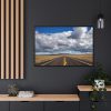 88289-819.jpg Huge Cumulus Clouds Over the Round Valley near Springerville Framed Canvas