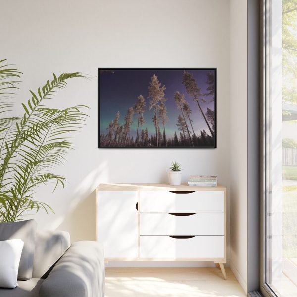 Lapland Finland Framed Canvas