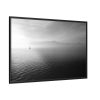 88289-845.jpg Black and White Sky and Sea Framed Canvas
