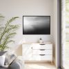 88289-848.jpg Black and White Sky and Sea Framed Canvas