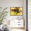 Butterfly Stopwatch Eye Face Framed Canvas