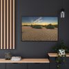88289-884.jpg Drought Dehydrated Clay Floor Earth Cracked Framed Canvas