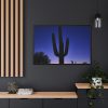 88289-889.jpg Saguaro Cactus Dominates in the Garden of the White Stallion Ranch Framed Canvas
