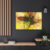 Butterfly Stopwatch Eye Face Framed Canvas