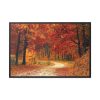 88289-911.jpg Red Season in the Woods Framed Canvas