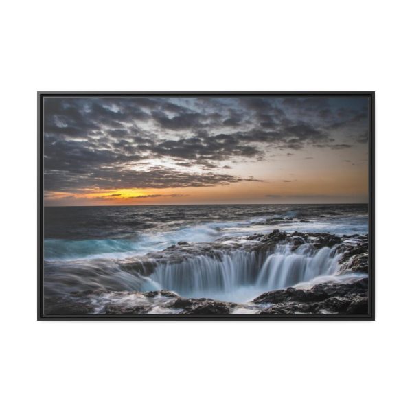 88289-922.jpg Waterfalls under the Sky Framed Canvas
